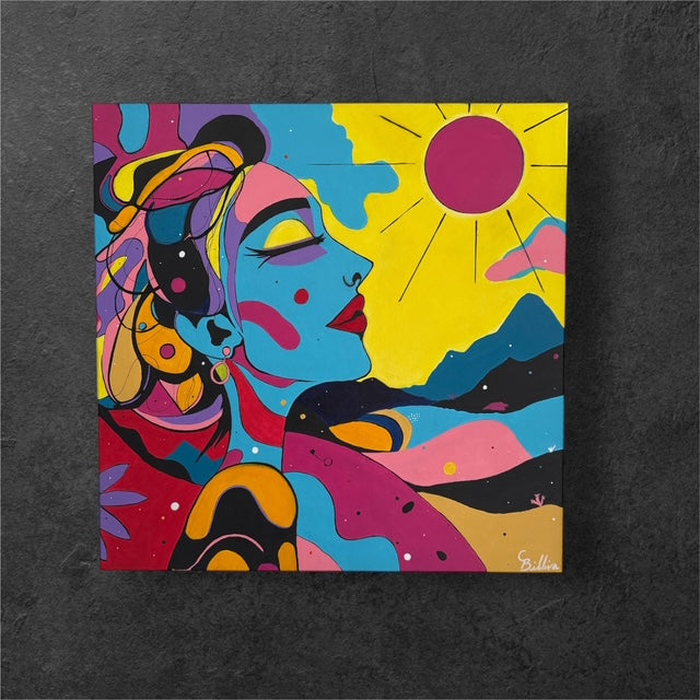 ORIGINAL ART - THE LIGHT WITH CARRY - ACRYLIC ON CANVAS